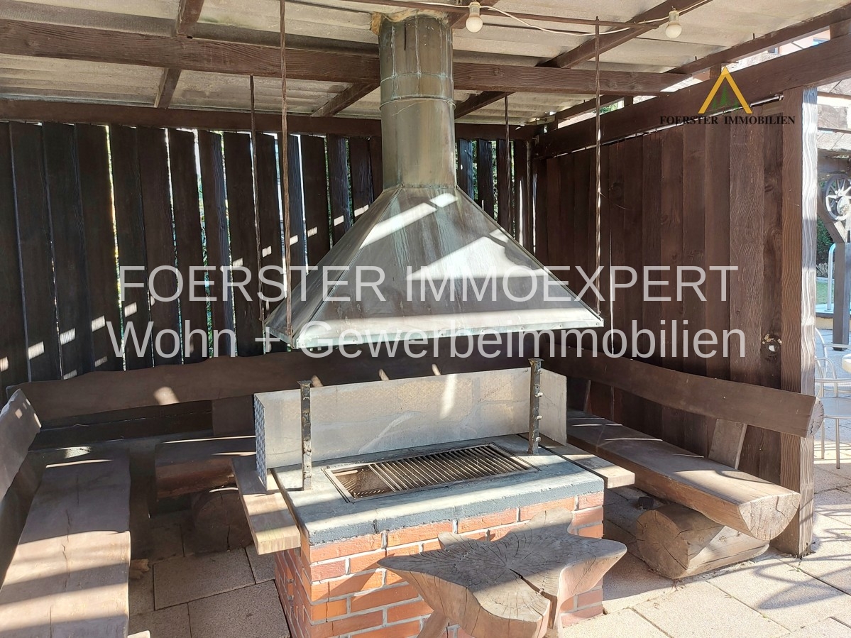 überdachter Grillplatz