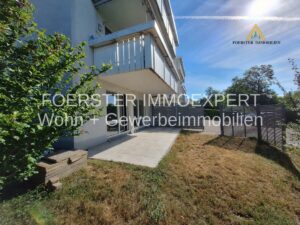 Terrasse mitten im Garten